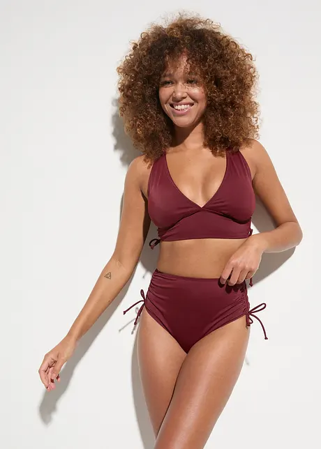 Bikini a bustier con spalline incrociate (set 2 pezzi), bonprix