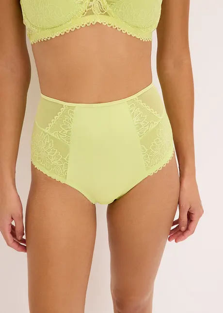 Slip a vita alta con pizzo delicato, bonprix