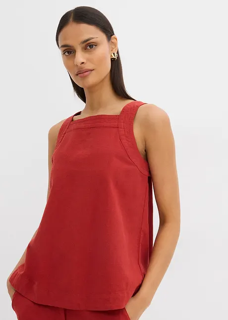 Blusa in misto viscosa con particolare annodato dietro, bonprix