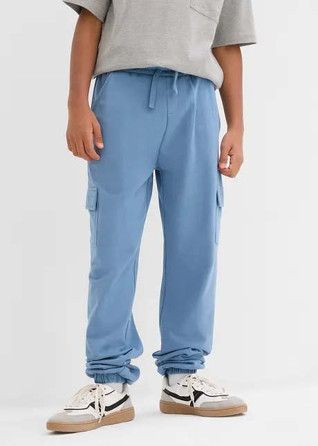 Pantaloni da jogging con tasconi in puro cotone biologico, bonprix