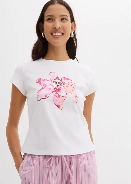 T-shirt in puro cotone biologico, bonprix
