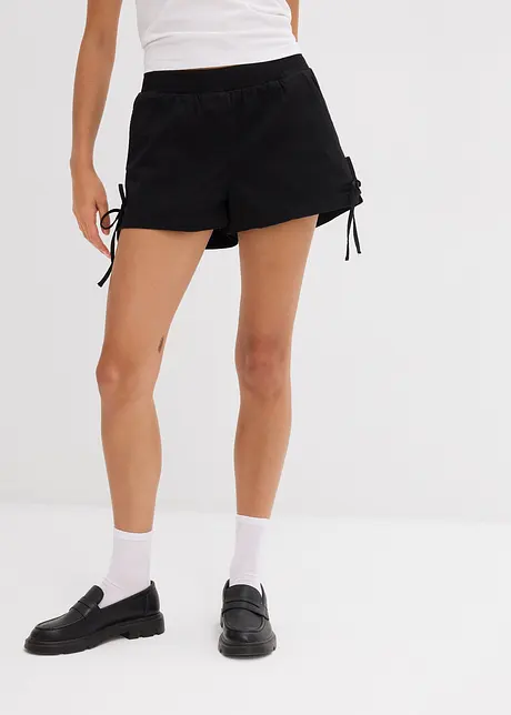 Shorts in misto cotone elasticizzato con elastico in vita, bonprix