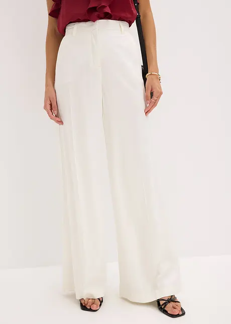 Pantaloni larghi in viscosa fluente, bonprix
