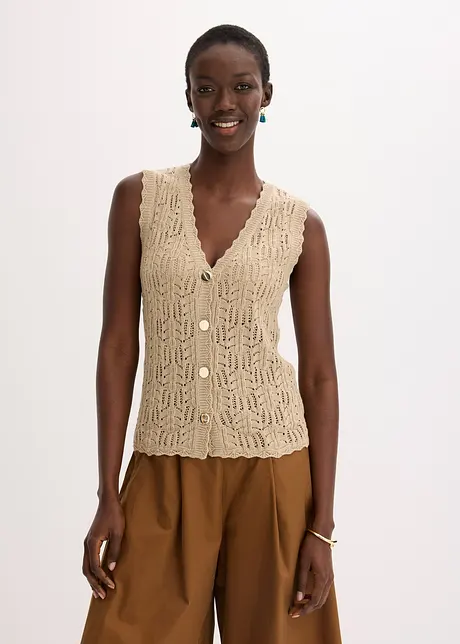 Gilet traforato, bonprix