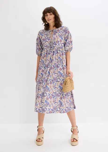 Abito di jersey con laccetti, bonprix