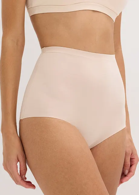 Slip invisibile in puro cotone con effetto modellante leggero, bonprix
