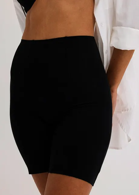 Pantaloncini invisibili in cotone con effetto modellante leggero, bonprix
