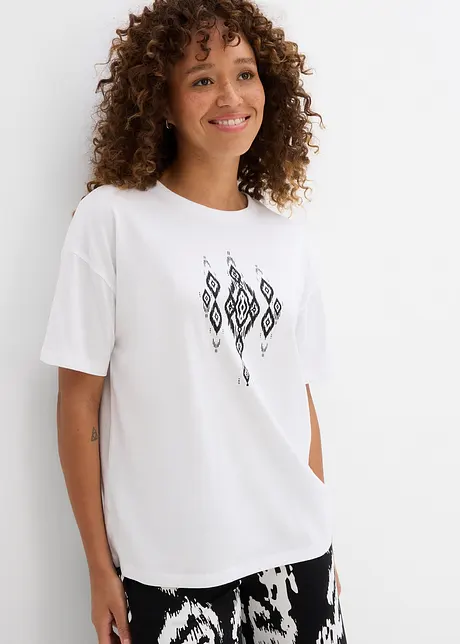 T-shirt con stampa, bonprix