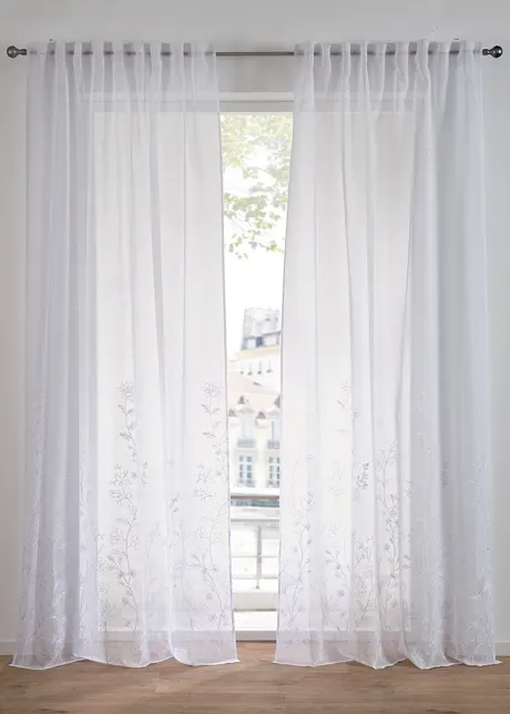 Tenda trasparente con poliestere riciclato (pacco da1), bonprix
