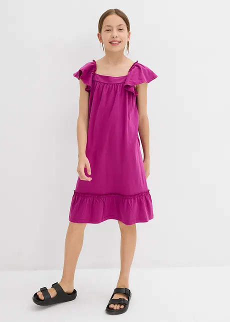 Abito in jersey di cotone biologico elasticizzato, bonprix