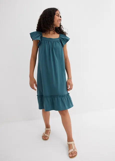 Abito in jersey di cotone biologico elasticizzato, bonprix