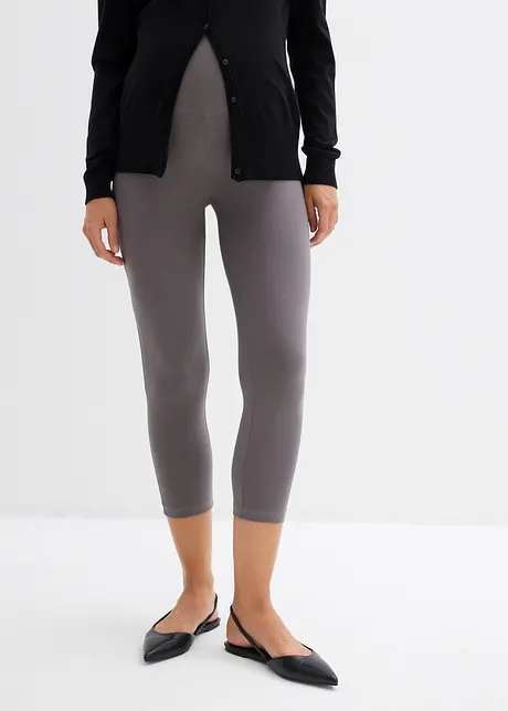 Leggings capri prémaman (pacco da 2), bonprix