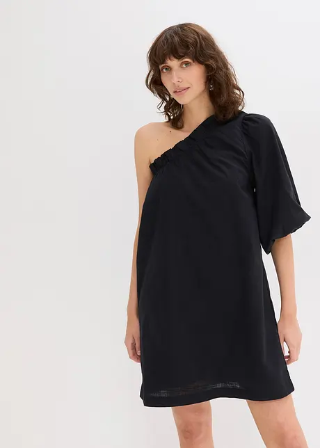 Abito monospalla in cotone, bonprix