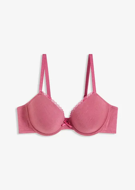 Reggiseno in cotone biologico con ferretto e coppe preformate, bonprix