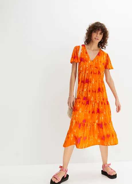 Abito midi in viscosa, bonprix