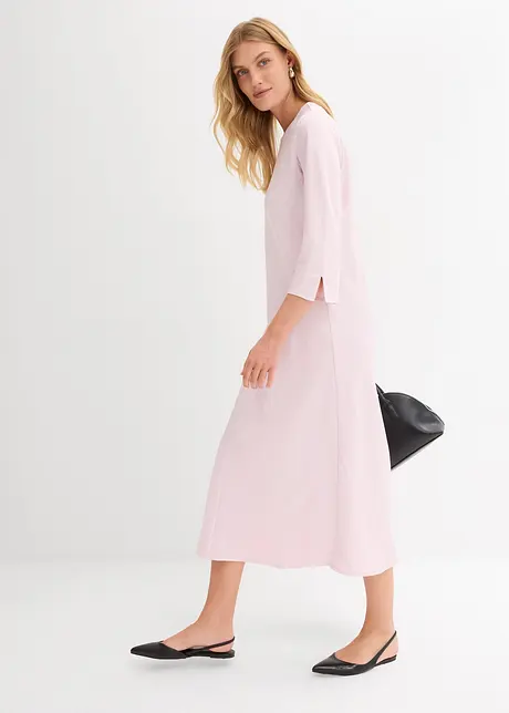 Abito midi in satin lucido, bonprix
