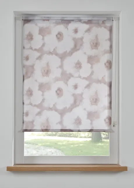 Tenda a rullo filtrante con stampa floreale, bonprix