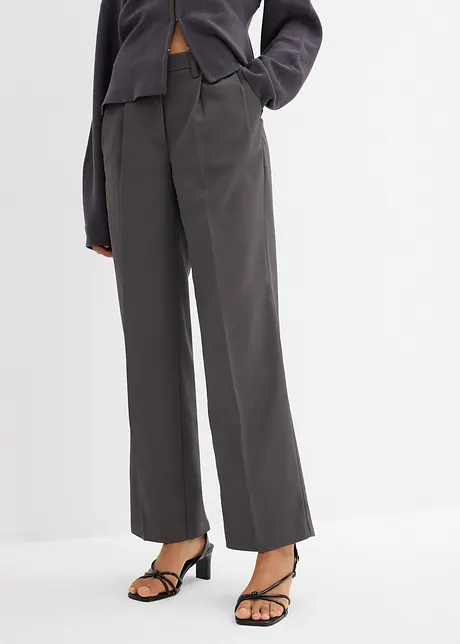 Pantaloni con pinces in barrel shape, bonprix