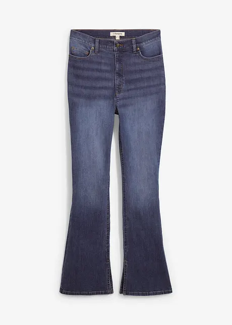 Jeans bootcut, vita alta, bonprix