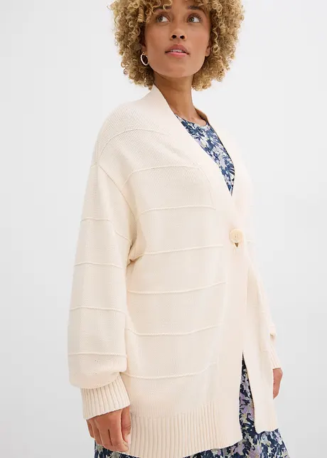 Cardigan lungo in maglia, bonprix