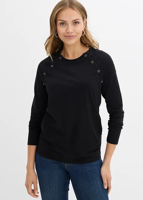 Maglia prémaman / da allattamento in cotone, bonprix