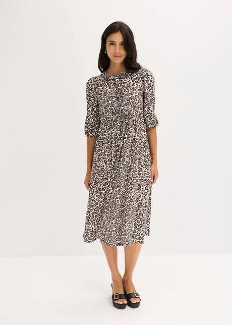 Abito in jersey con fiocco, bonprix