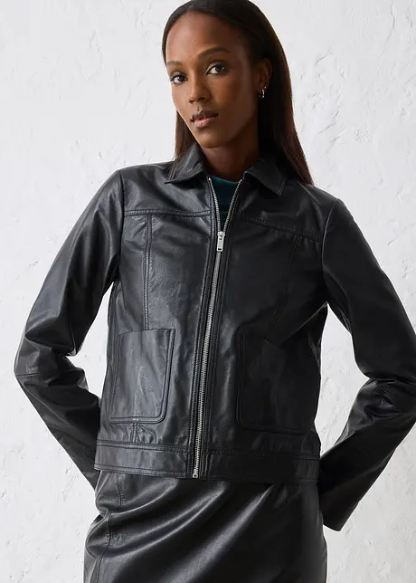 Giacca in pelle, bonprix