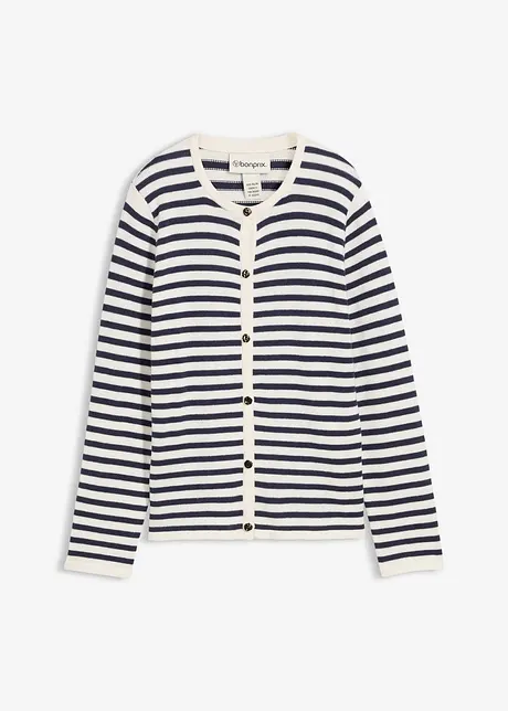 Cardigan in misto seta, bonprix