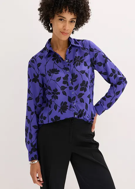 Camicetta in chiffon fantasia, bonprix