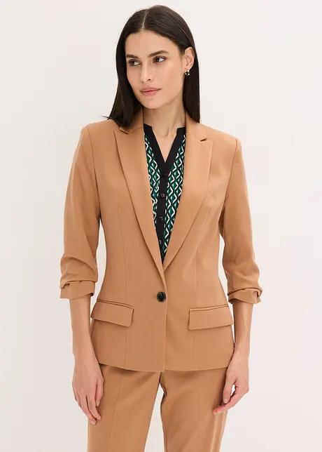 Blazer con maniche drappeggiate, bonprix