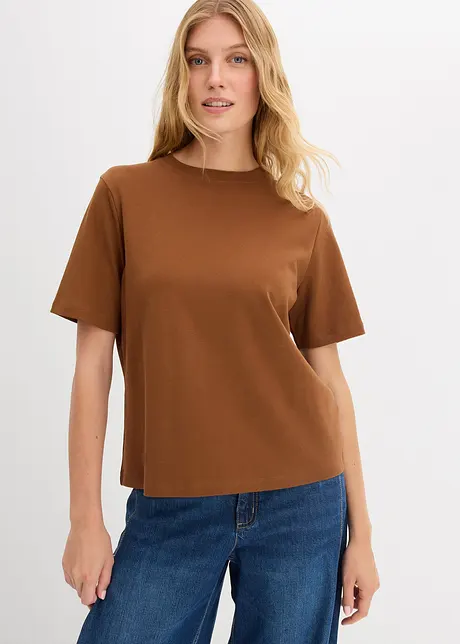 T-shirt in puro cotone biologico pesante, bonprix