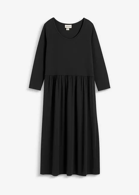 Abito midi in jersey di cotone, bonprix