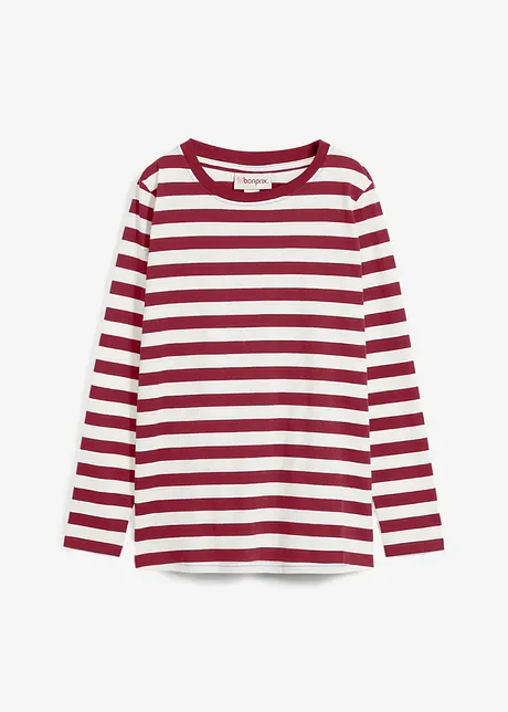 Maglia a righe in puro cotone biologico, bonprix