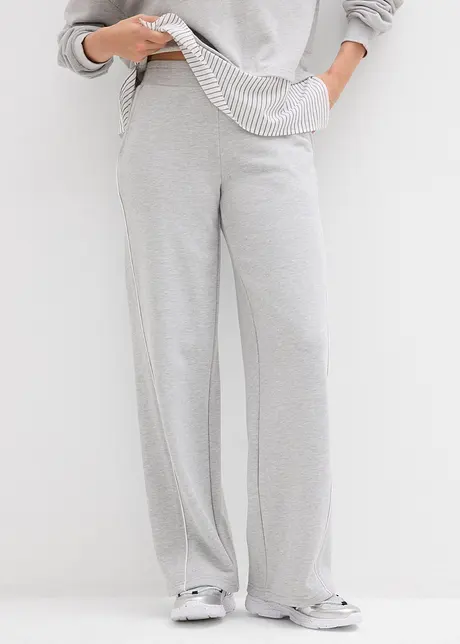 Pantaloni lunghi in felpa, bonprix