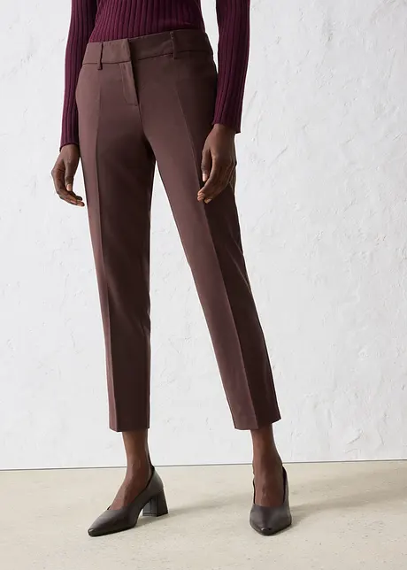Pantaloni aderenti con lana, bonprix