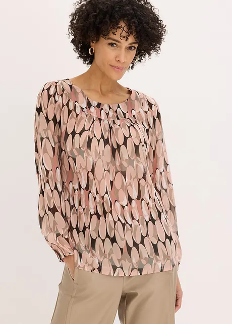 Blusa mujer colorida MADE IN ITALY túnica parte superior talla única