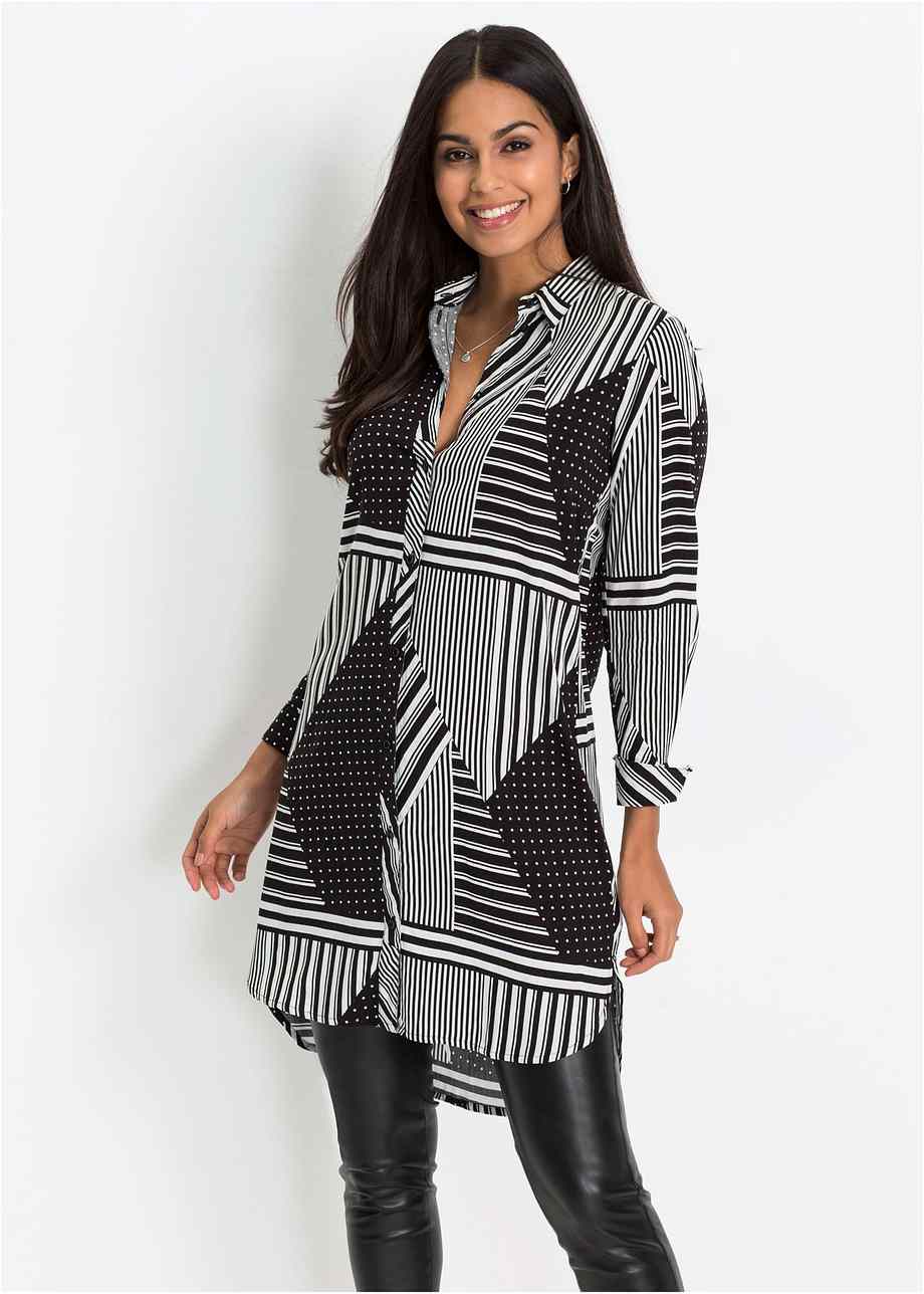 Copricostume Donna Elegante Con Scollo A V - Vestito Spiaggia Lungo Manica - Foto 2