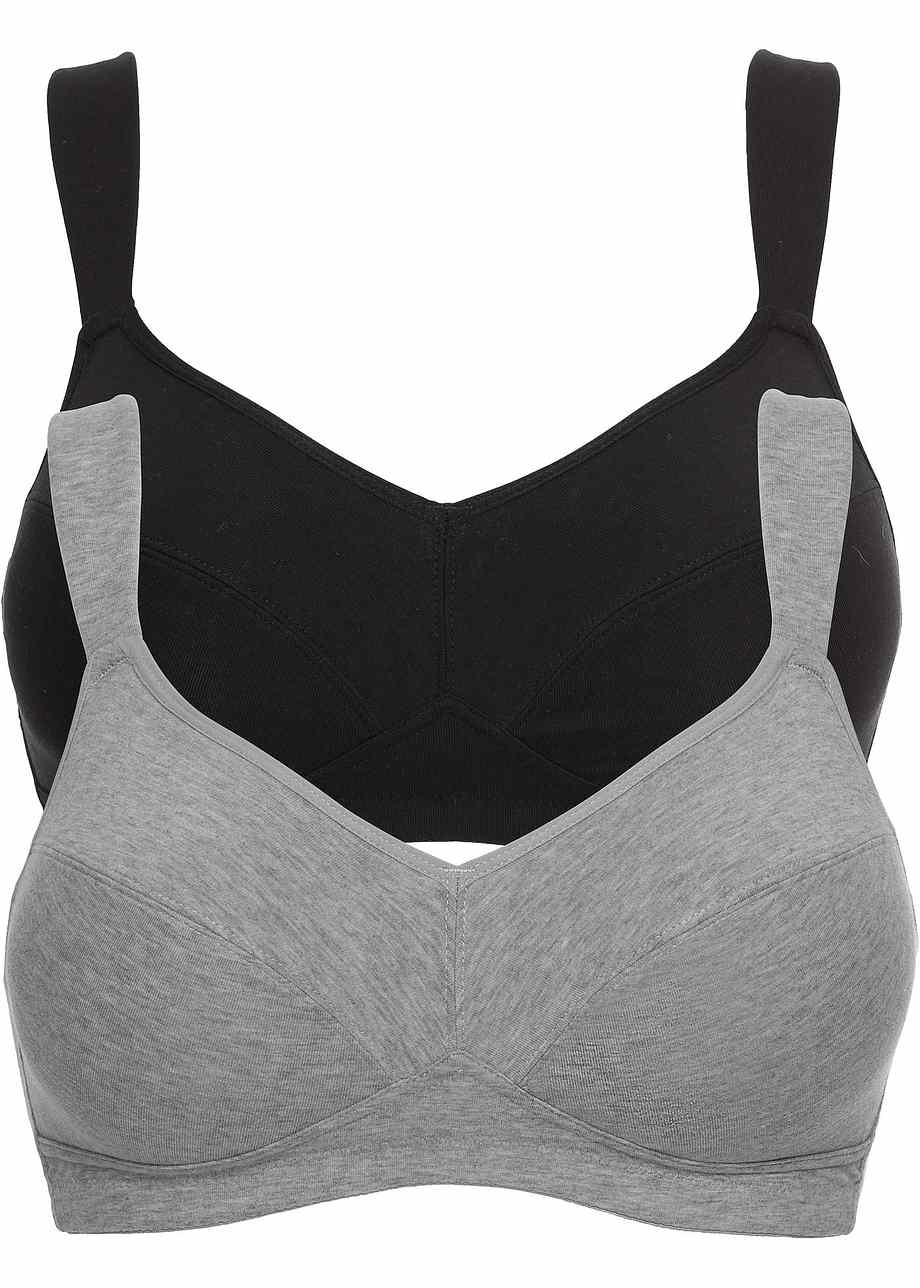 Reggiseno In Cotone Biologico Non Imbottito E Senza Ferretto Nero