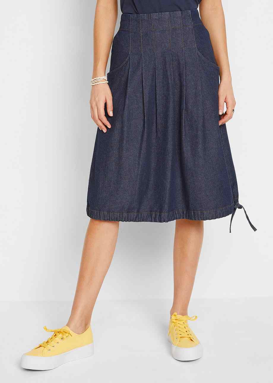 Club Monaco Gonna Donna Elasticizzata Con Pieghe - Eleganza Semplice Per Ogni Occasione