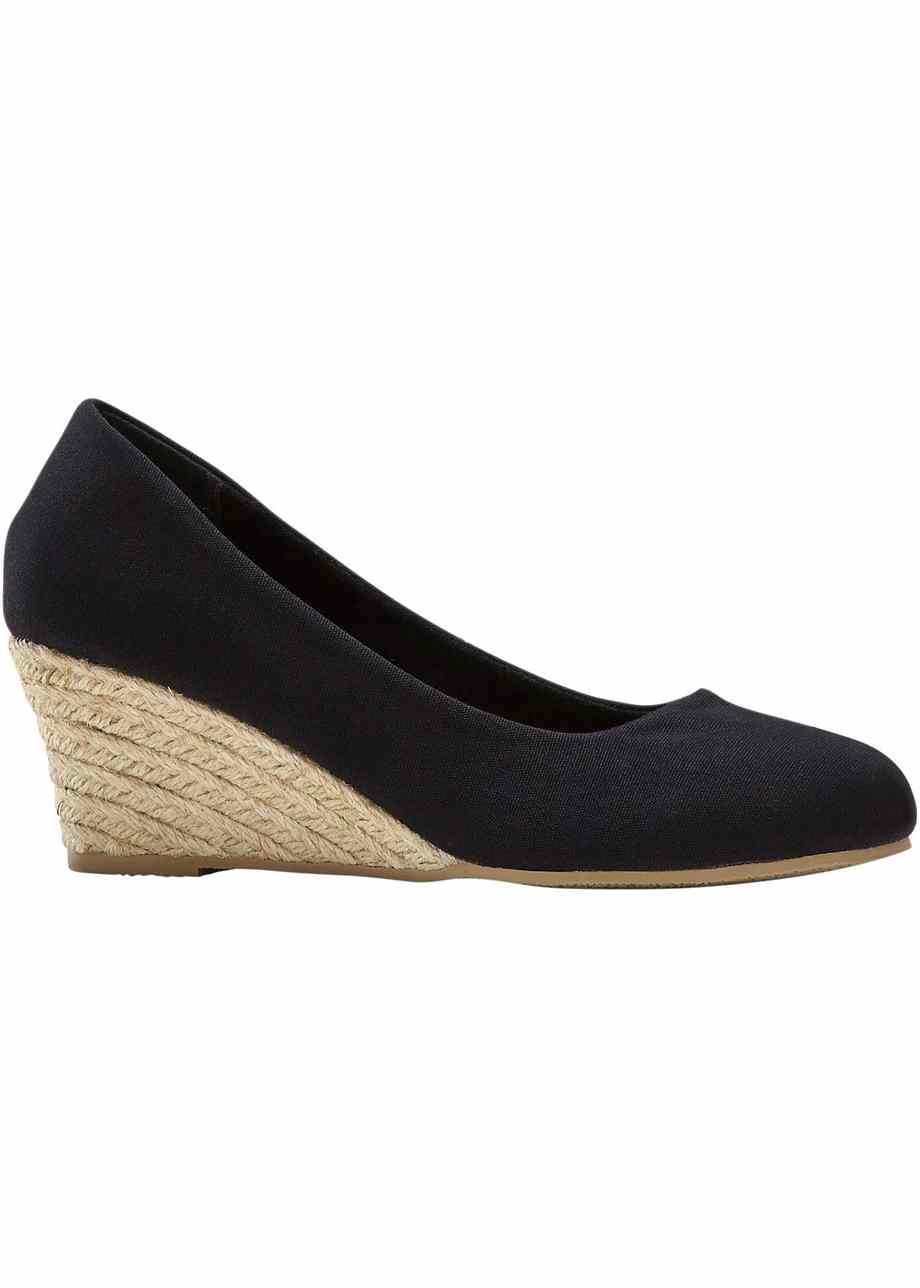 Décolletés Pratiques Varese - Taille 35 - Nappa Bleu - Semelle Compensée 6 Cm - Made In Italy - Neuf Avec Boîte