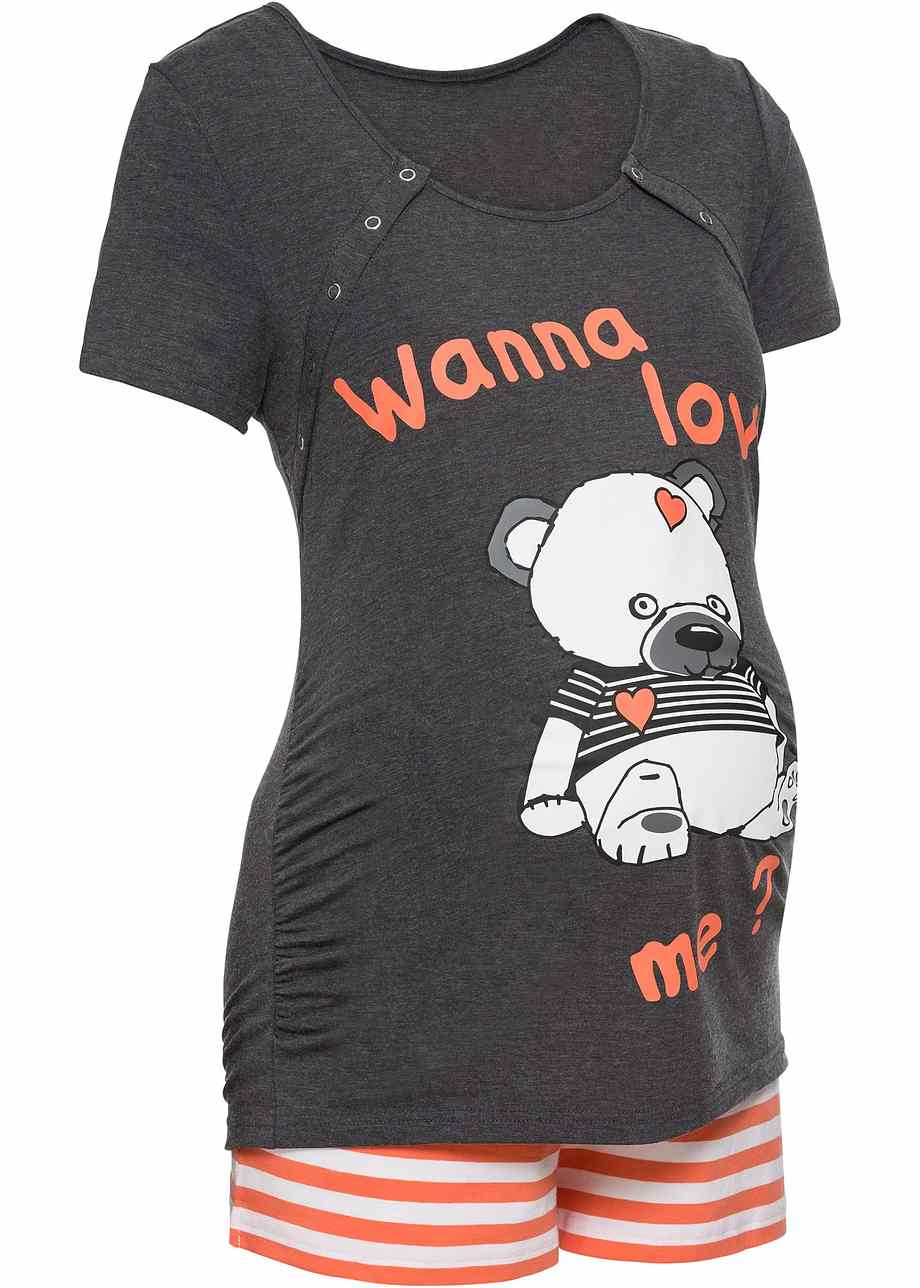 Pigiama estivo da allattamento