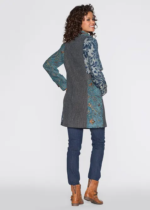 Cappotto corto dal design jacquard elaborato, bonprix