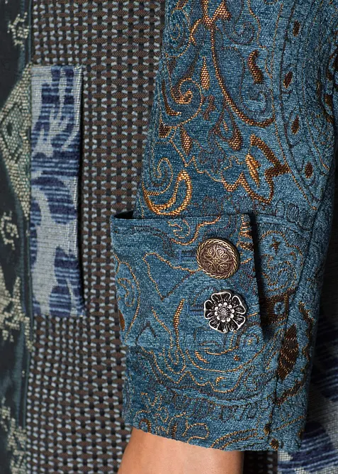 Cappotto corto dal design jacquard elaborato, bonprix