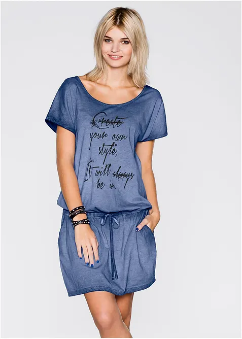 Abito in jersey di puro cotone, bonprix