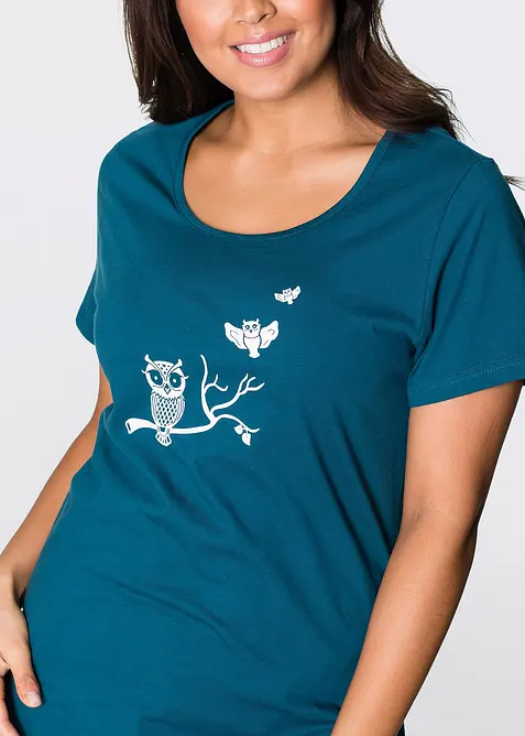 Pigiama a pinocchietto a maniche corte, bonprix