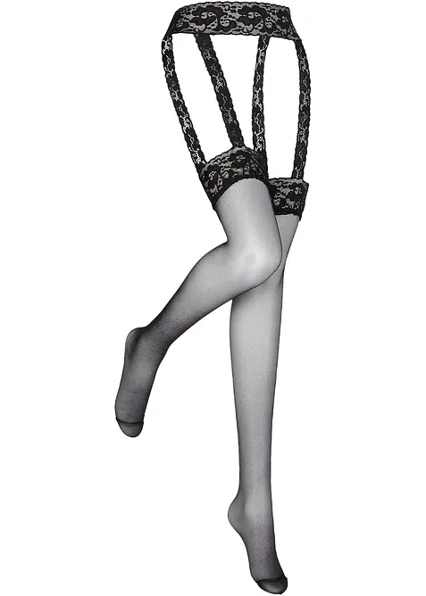 Calze 20 den con reggicalze, bonprix