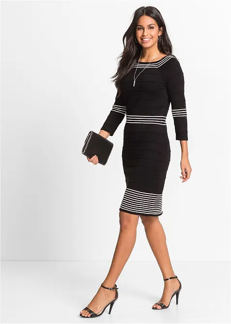 Abito in maglia di misto viscosa morbido, bonprix