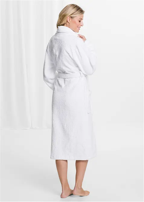 Accappatoio in spugna di puro cotone, bonprix