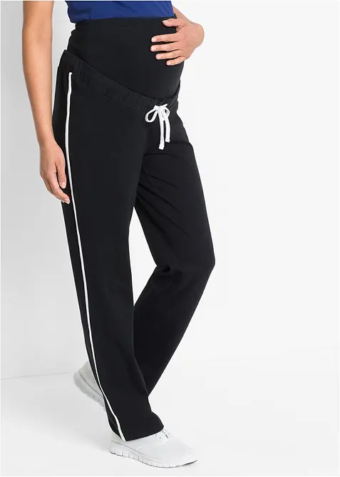 Pantaloni da jogging prémaman con cotone biologico, straight leg, bonprix