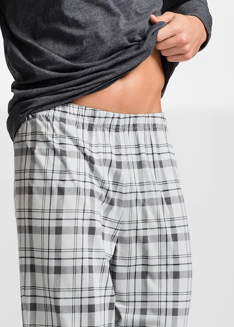 Pigiama con cotone biologico e maniche lunghe, bonprix